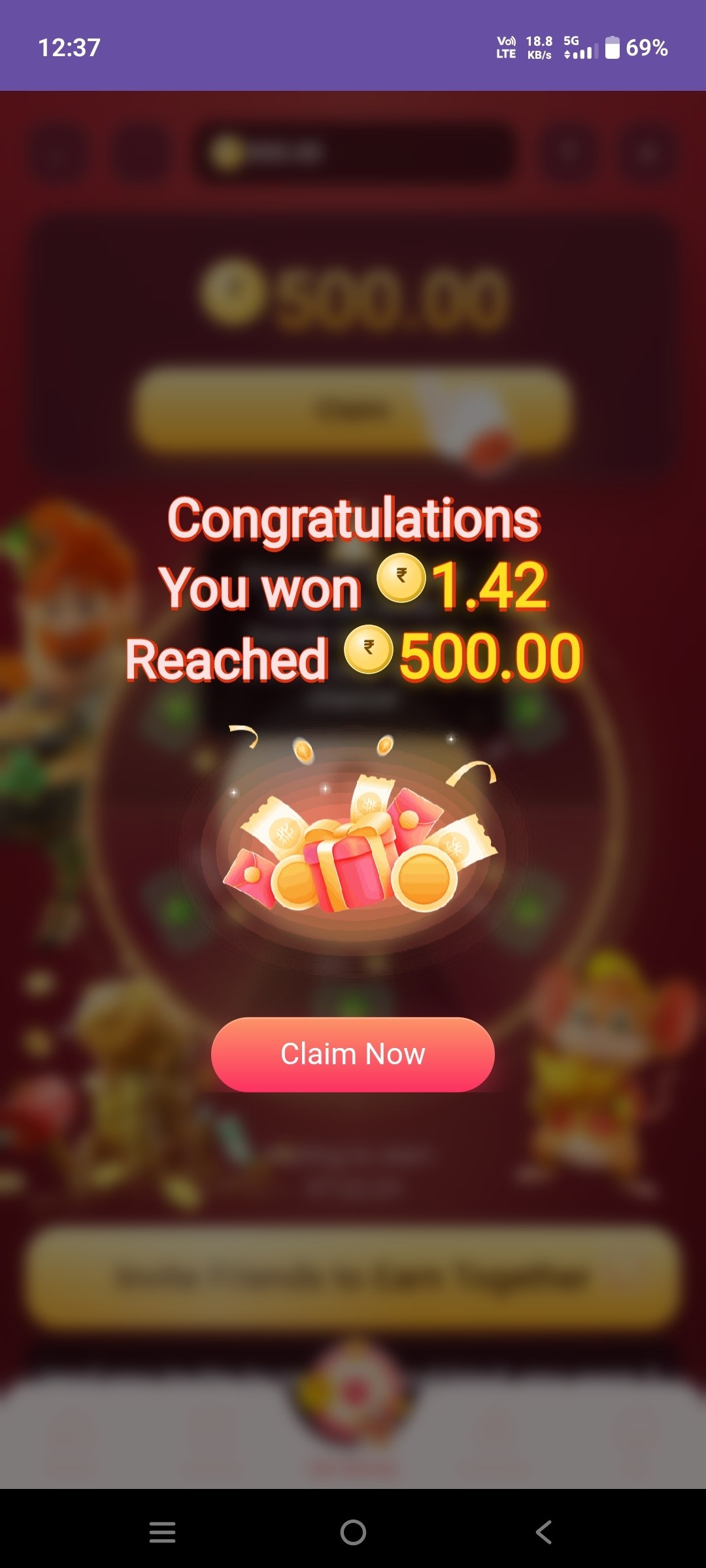 Raja Luck Game Free Spin Reward
